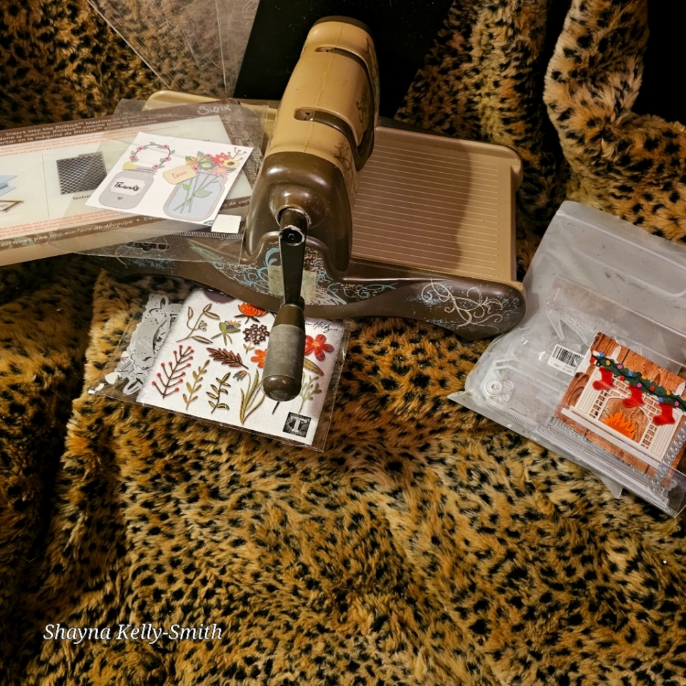 Sizzix vintaj bigshot die cut machine + tons of dies